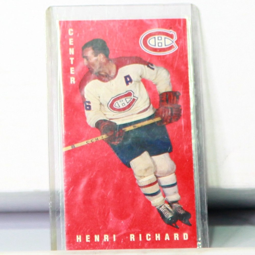 NHL Montreal Canadiens Forward Henri Richard Parkhurst Tallboy 1994 Retro Style